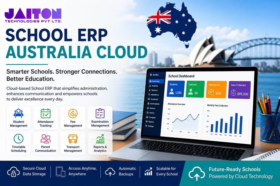 School ERP Australia Cloud - Jaiton Technologies